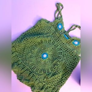 Vintage Top: 90’s Vintage: Crochet Top: 2000’s Vintage